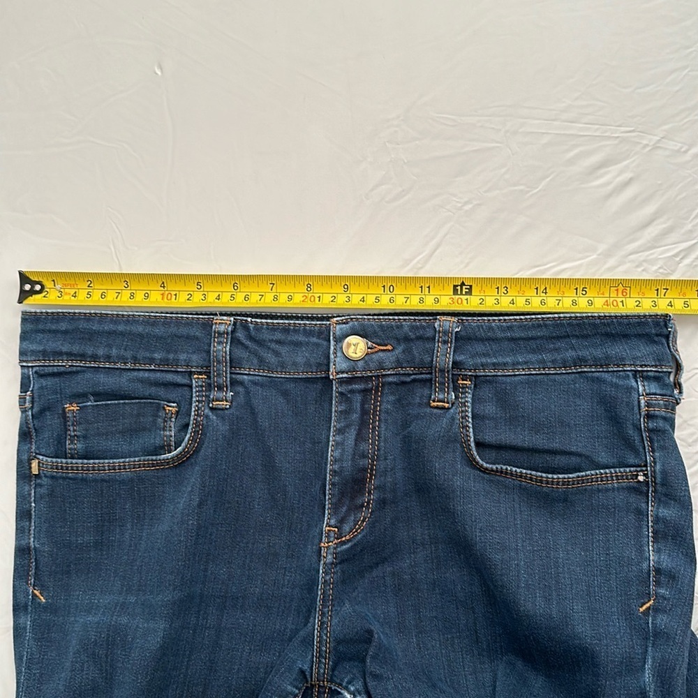 Anthropologie Pilcro and the Letterpress Stet cropped blue jeans - Picture 6 of 12